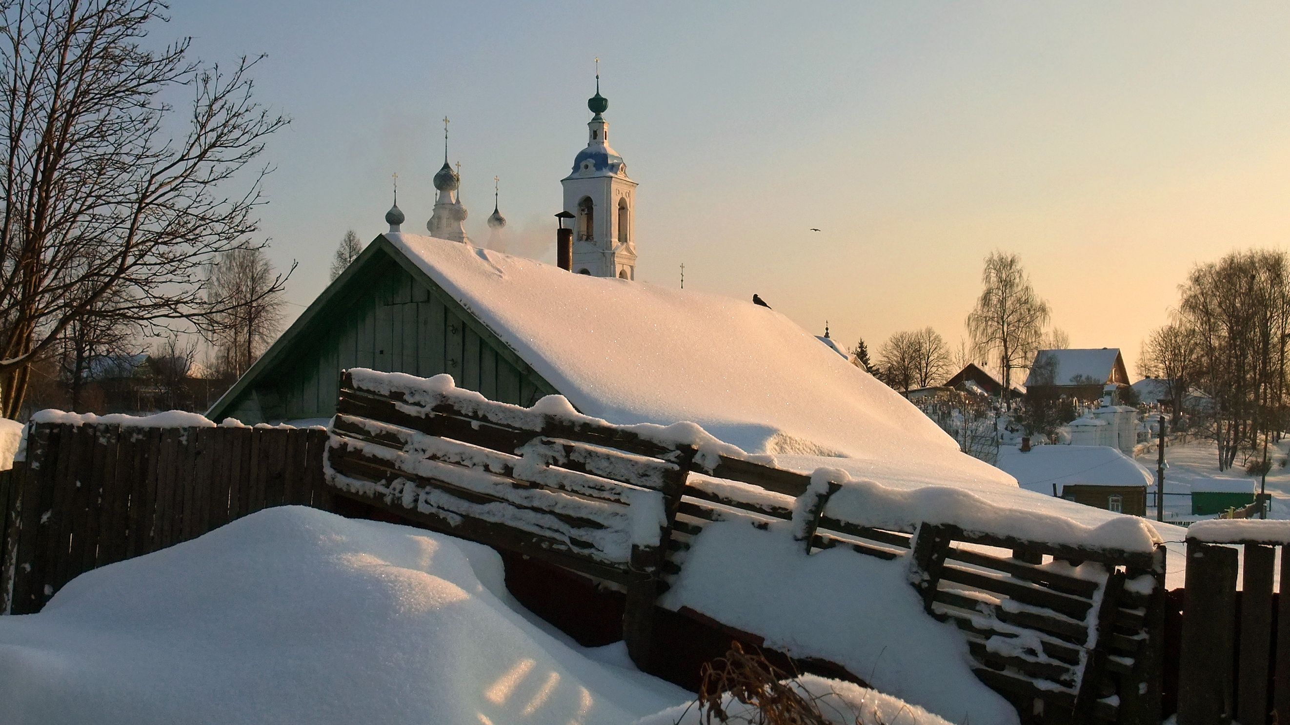 Тараканово Церковь зима