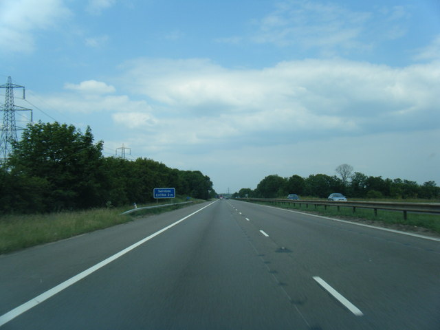 File:A1(M) northbound - geograph.org.uk - 2513724.jpg