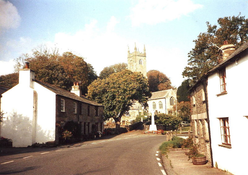 File:Altarnun village centre, Cornwall - geograph.org.uk - 1780139.jpg
