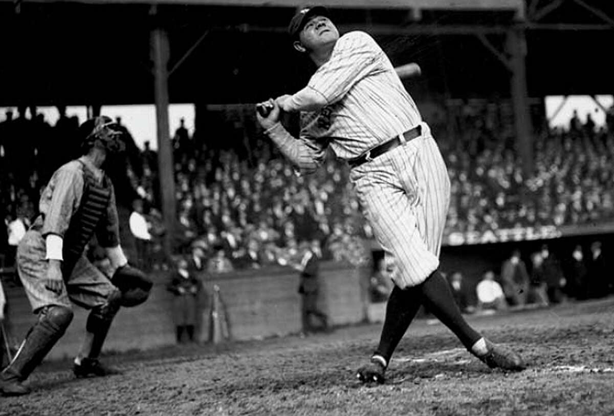 File:Babe Ruth at bat in Dugdale Park, Seattle, October 19, 1924 (MOHAI  665).jpg - Wikimedia Commons