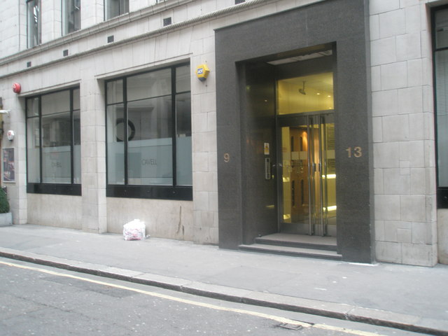 File:Cavell in Fenchurch Buildings - geograph.org.uk - 1710092.jpg