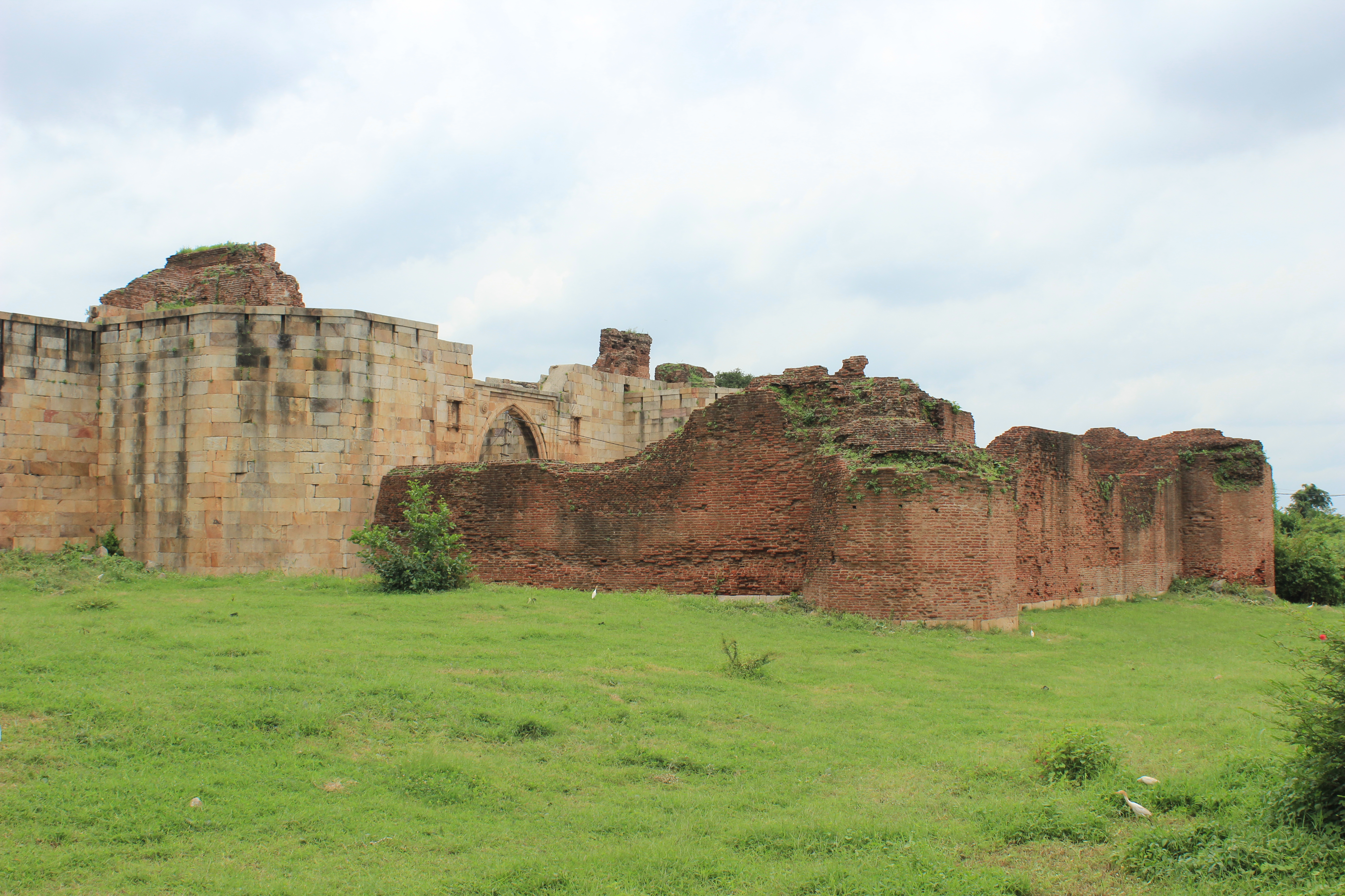 Fortifications citadel. Hili Archaeological Park.