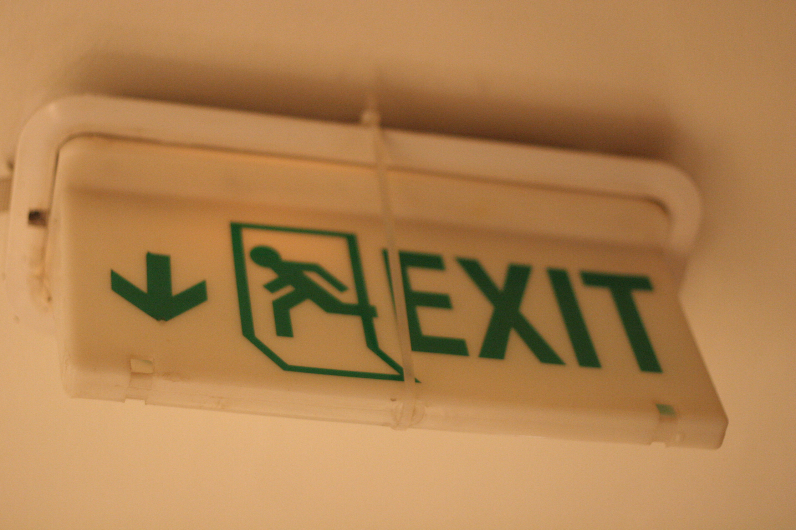 Exit button.