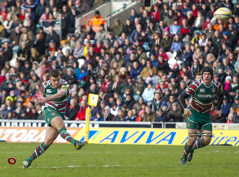 George Ford kicking vs Bath 2