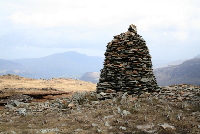 High Spy Summit Cairn - geograph.org.uk - 778811