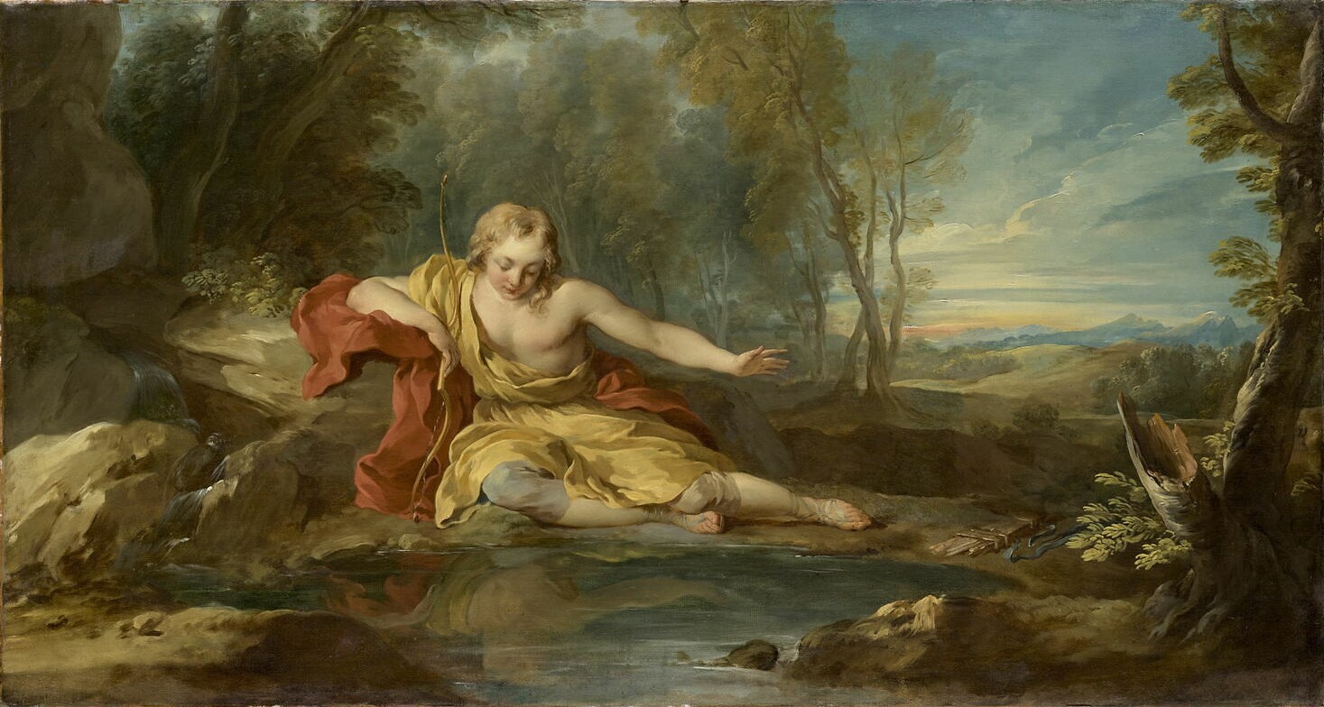 Сын бога кефиса. Лемуан Франсуа (François Lemoyne; 1688-1737). Франсуа Лемуан Купальщица. Художник Франсуа Лемуан картины. Франсуа Лемуан Нарцисс.