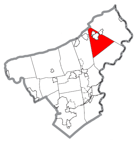 File:Map of Washington Township, Northampton County, Pennsylvania Highlighted.png