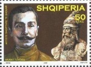 File:Murat Toptani 2003 stamp of Albania.jpg