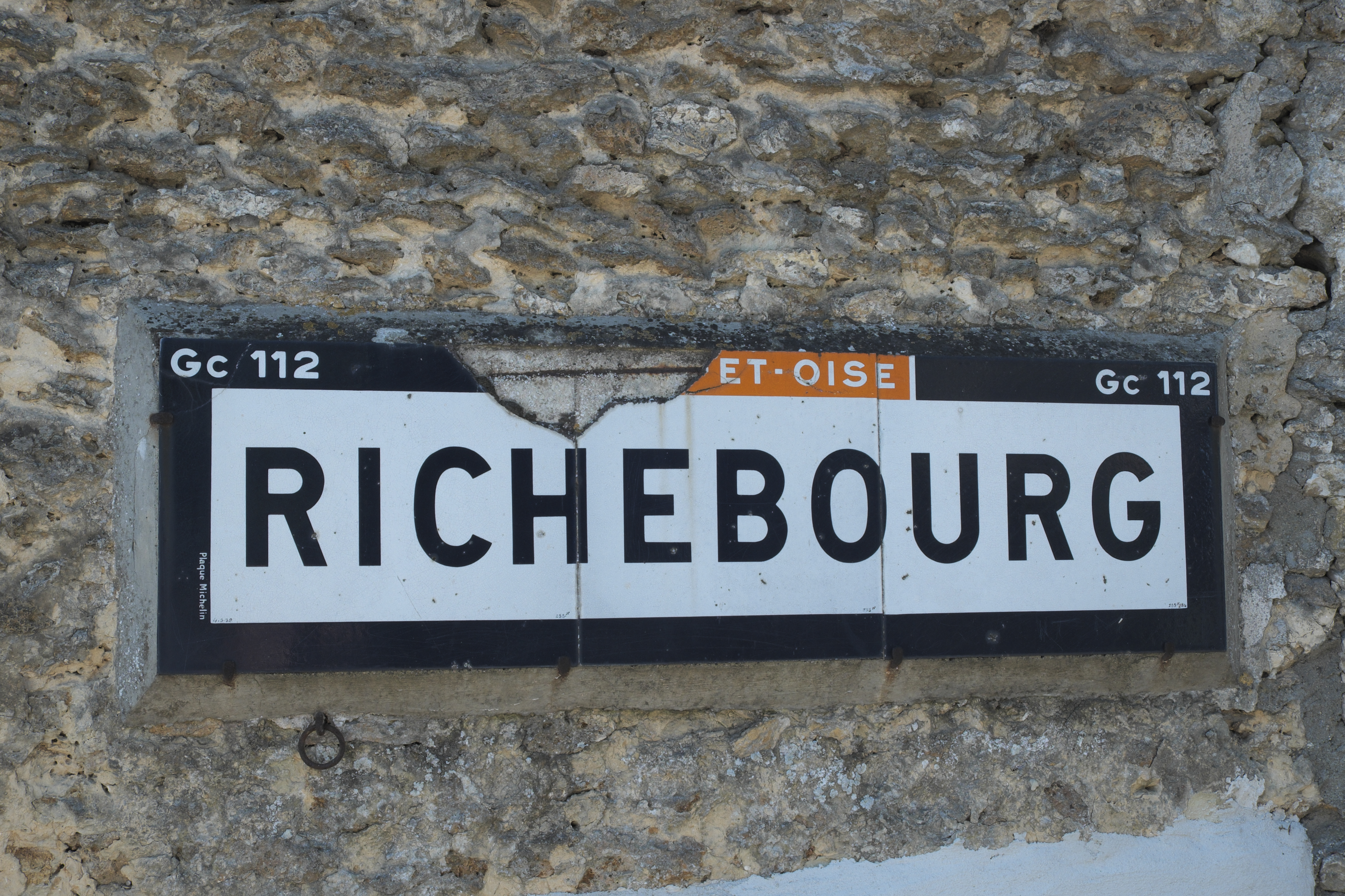 File Richebourg Yvelines Plaque Michelin 569 Jpg Wikimedia Commons