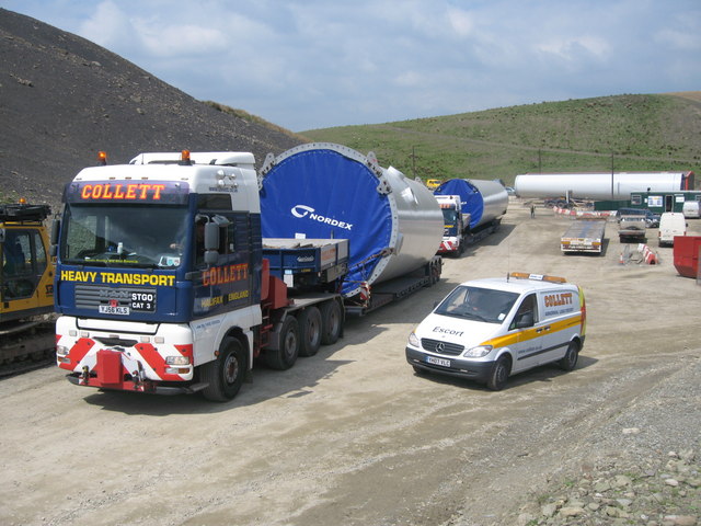 File:Scout Moor Wind Farm Construction Base - geograph.org.uk - 860677.jpg