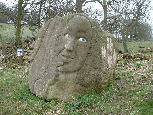 File:Sites of Meaning marker stone on the Dale End to Smerril Grange road. - geograph.org.uk - 107693.jpg