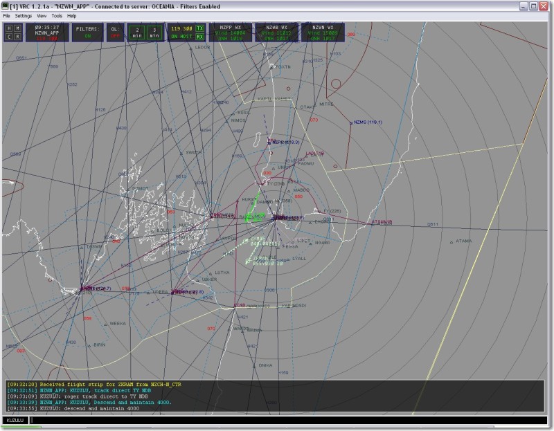 Vatsim карта онлайн