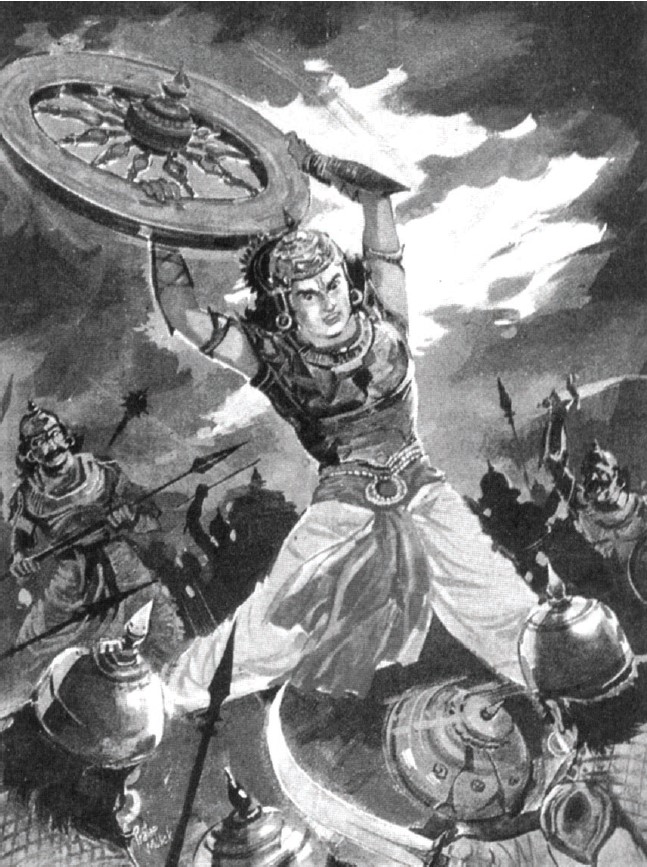 Sketch of the Hindu Epic Mahabharatas Lord Krishna Showing Vishwaroopa and  Telling the Gita in a Kurukshetra War Editable Outlin Stock Vector   Illustration of indian arjuna 211537791
