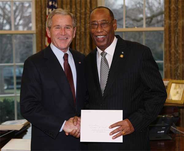 File:George W Bush and Cornelius A Smith.jpg