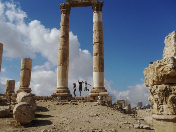 File:Jumping at the Temple of Hercules Amman Jordan.jpg