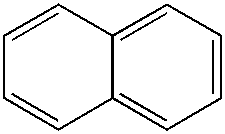 Naphthalene and naphthalene-like compounds can also be used as a matrix to ionize a sample