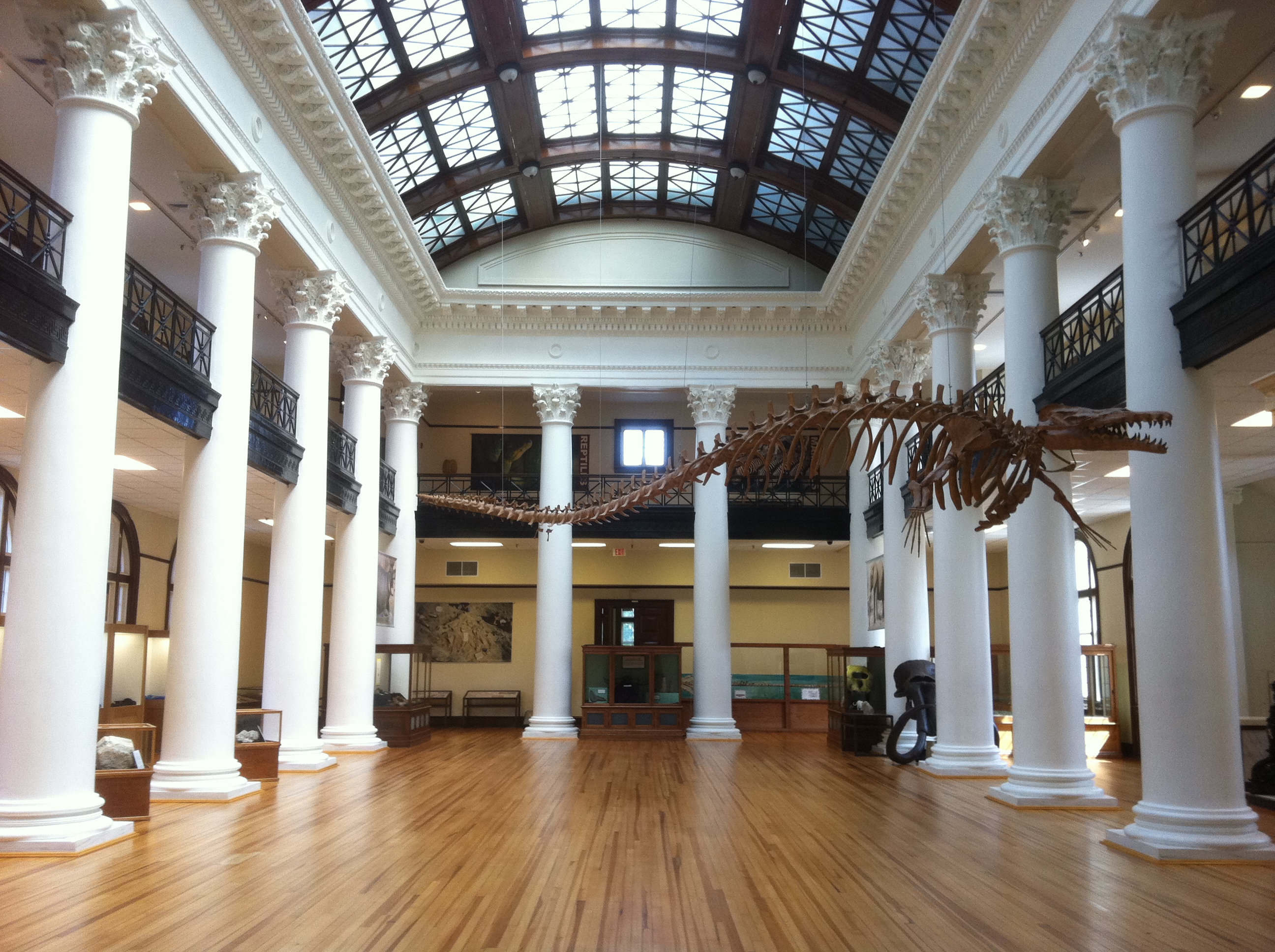 View of the Grand Gallery of Smith Hall looking North.