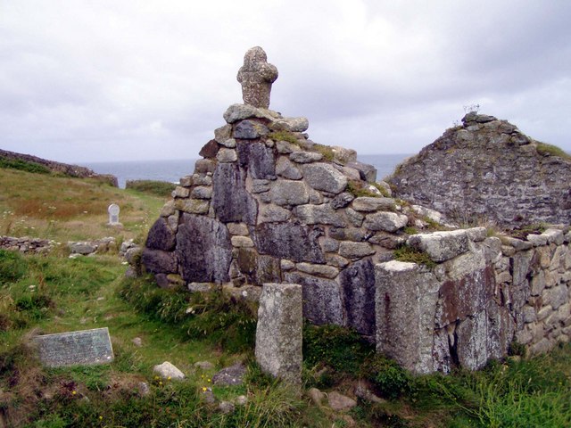 File:St Helen's Oratory, Cape Cornwall - geograph.org.uk - 1111880.jpg