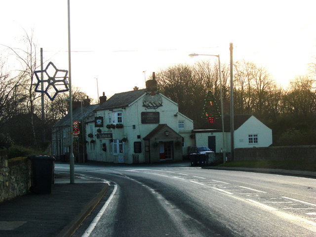 File:The Rockingham Arms , Towton on a damp December evening. - geograph.org.uk - 293007.jpg