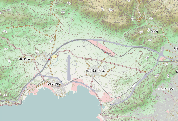Thriasio map