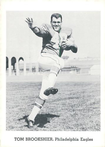 1961 TOPPS FOOTBALL TOM BROOKSHIER #102 EAGLES