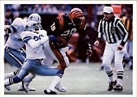 The Bengals hosting the Cowboys in December 1985.