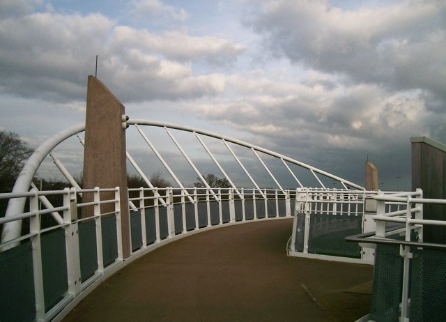 File:Footbridge over Hill Barton Road - geograph.org.uk - 1058286.jpg