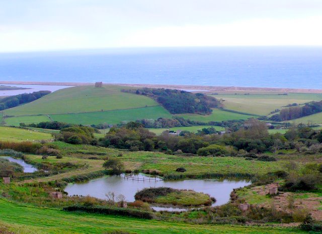 File:Lakes near Abbotsbury - geograph.org.uk - 1519614.jpg