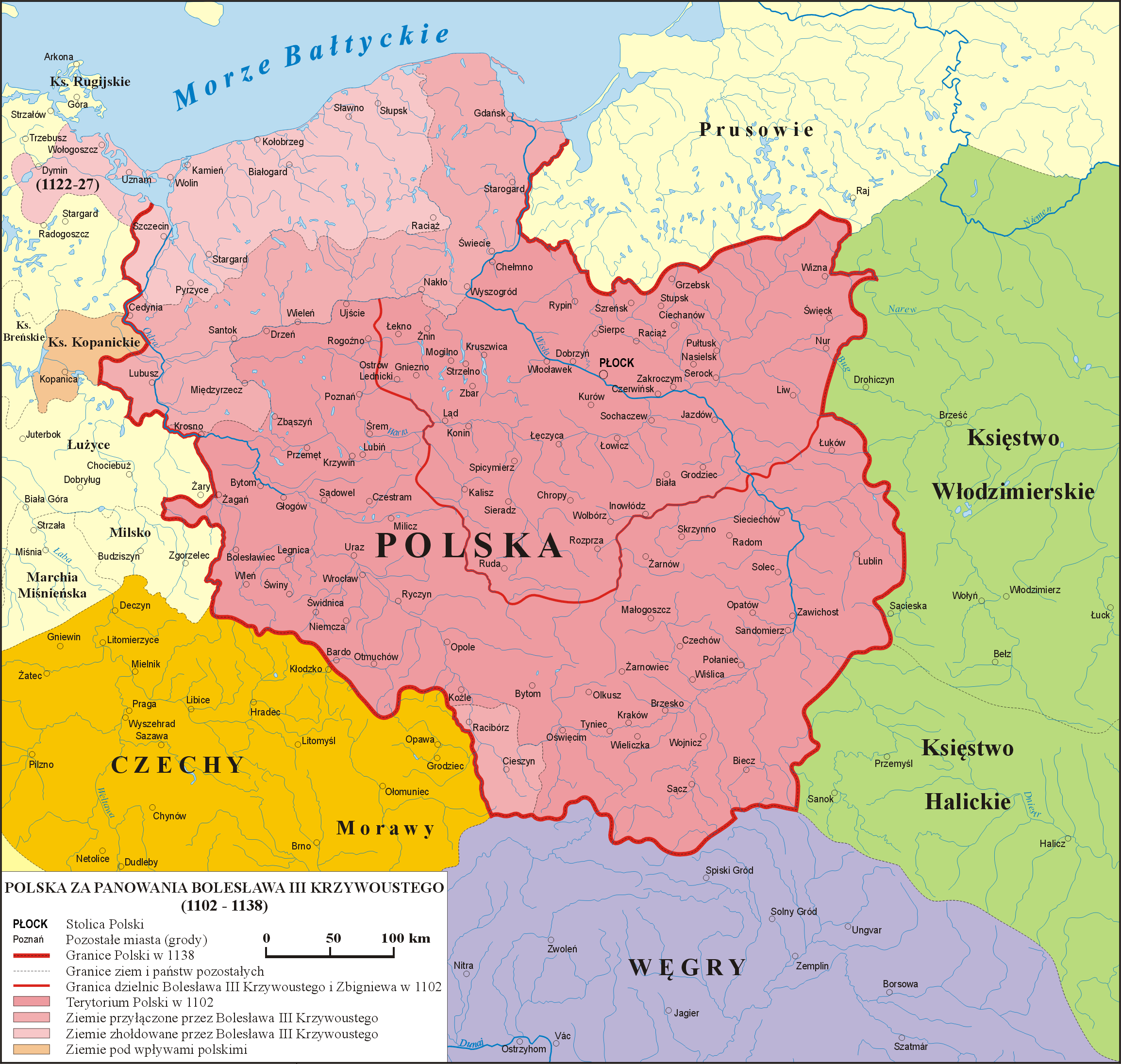 FilePolska w latach 1102 1138.png Wikimedia Commons