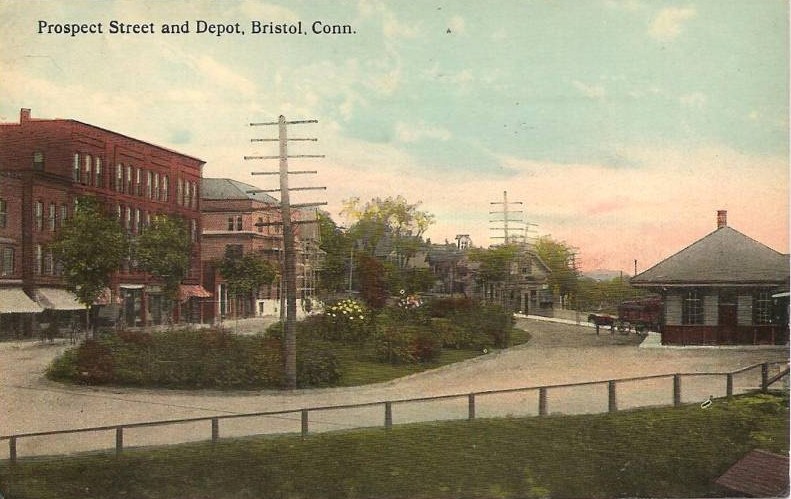 ファイル:PostcardBristolCTProspectStreetAndRailroadStation1913.jpg