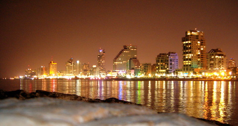 File:Skyline of Tel Aviv by night.jpg