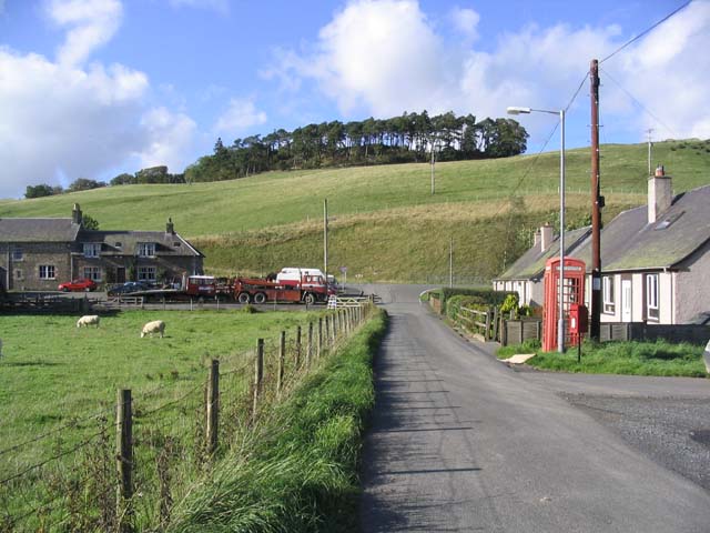 File:The village of Newmill by the A7 - geograph.org.uk - 256695.jpg