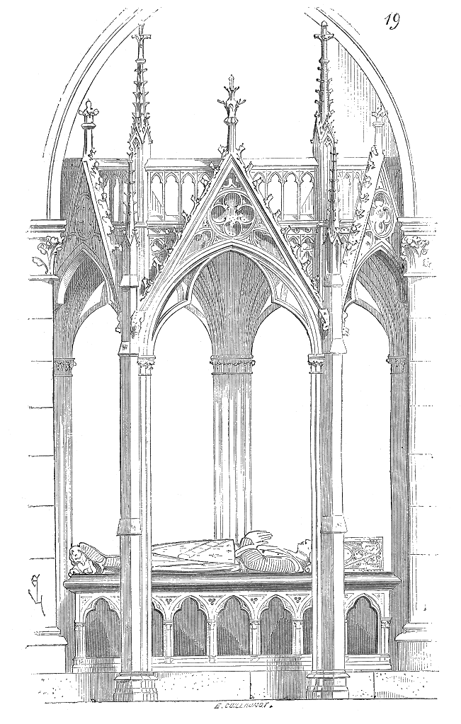 Das Couvent des Cordeliers oder Kloster der Minderen Brüder Tombeau.eglise.Cordeliers.Paris