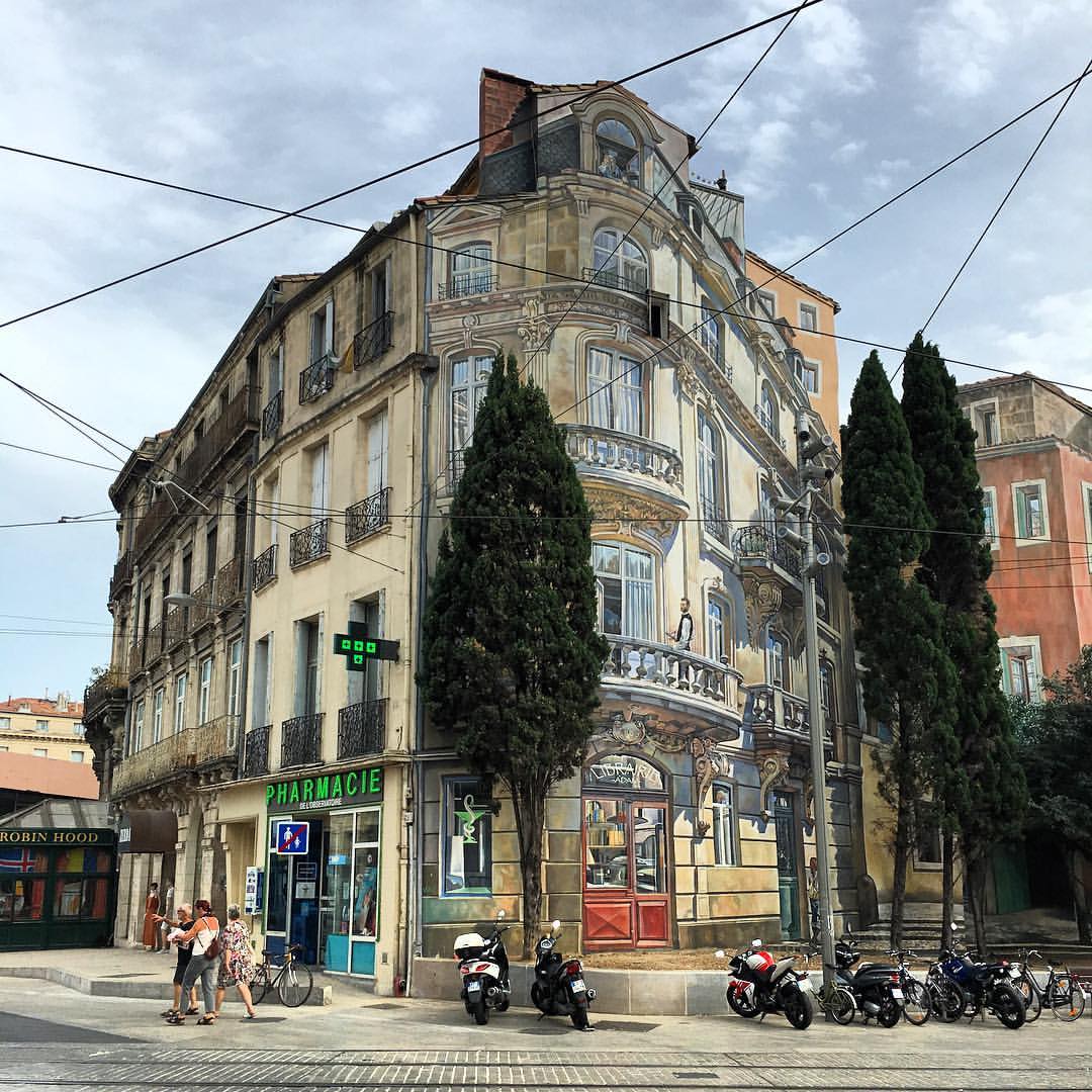 Tuesday Takes: Trompe l'oeil - Montpellier France - One Road at a Time