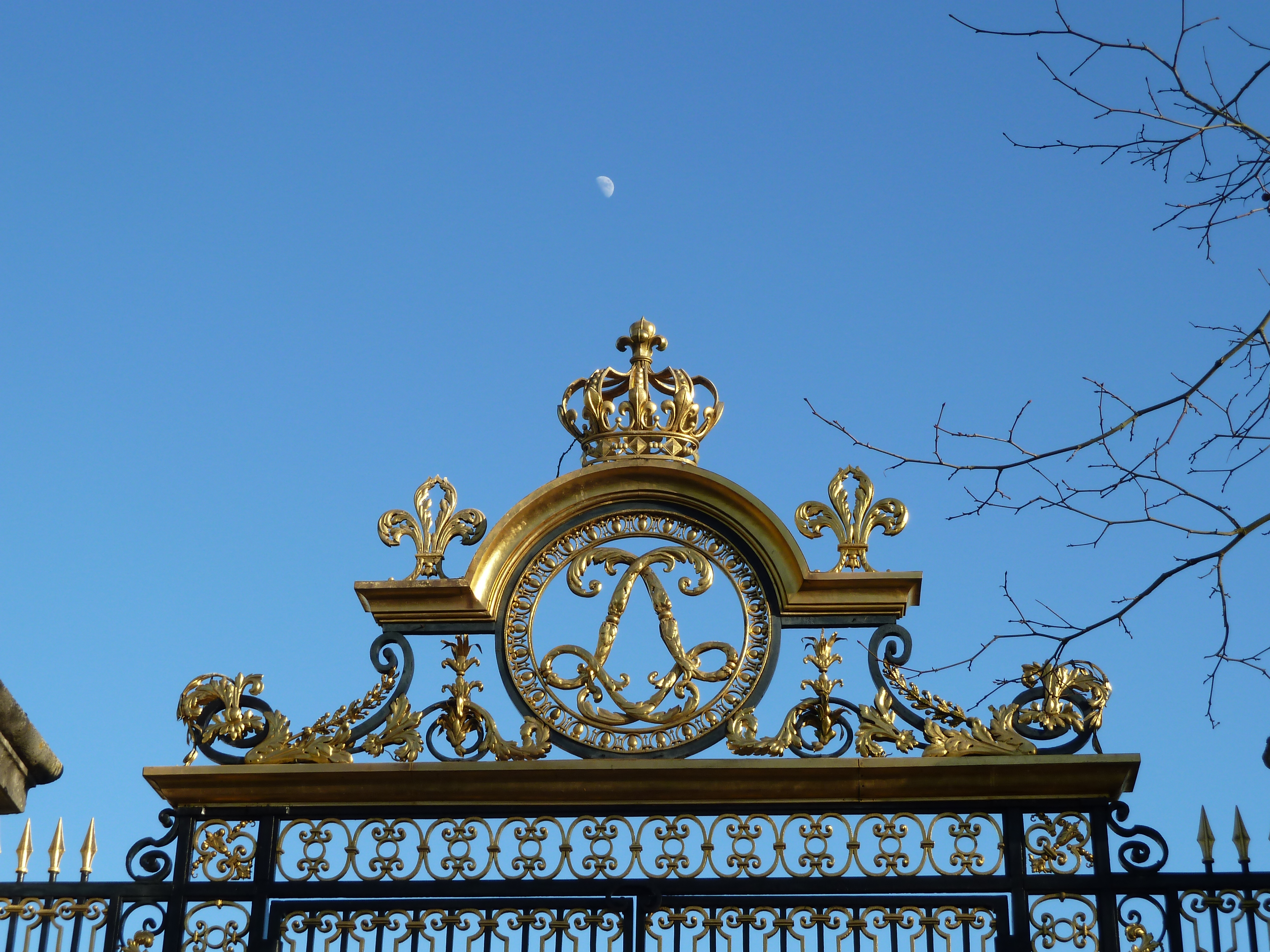 File Versailles Grille Du Roi Soleil Et Lune Jpg Wikimedia Commons