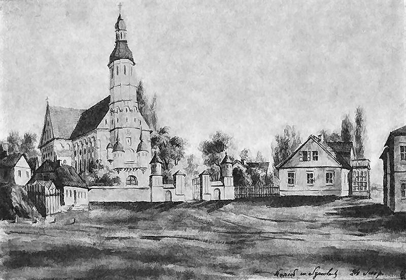 File:Šiauliai church in 19th c.jpg