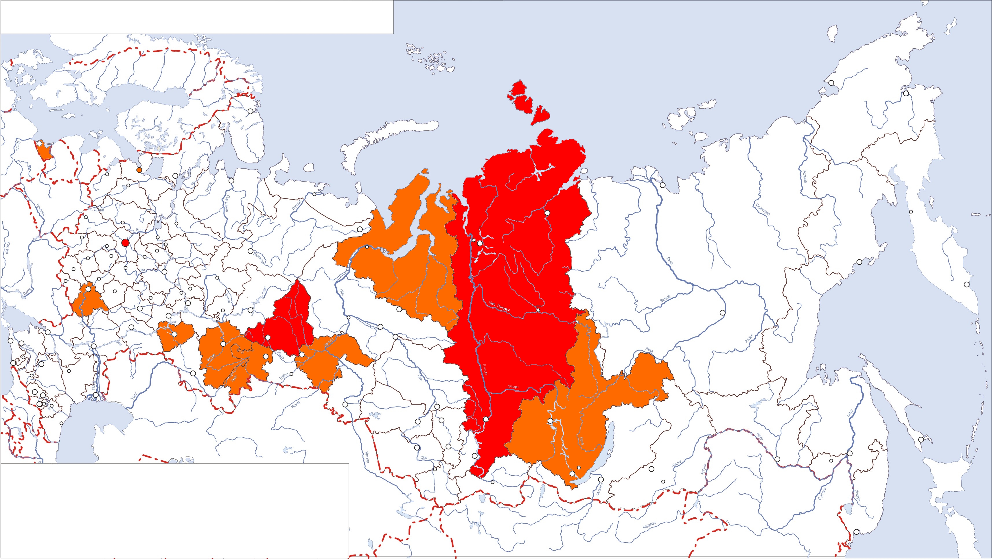 Сборная карта россии