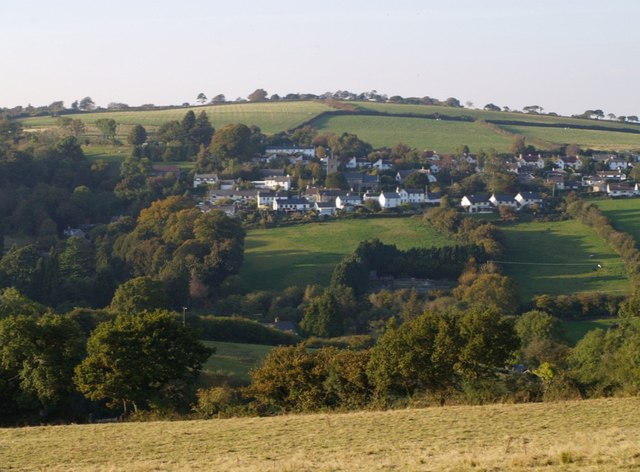 File:Bridford from the south - geograph.org.uk - 579198.jpg