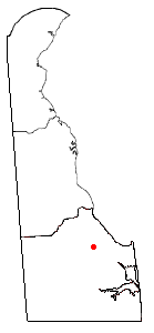 Location of Milton, Delaware