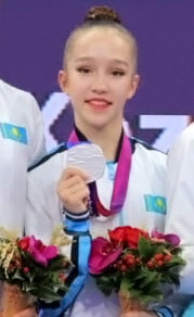 <span class="mw-page-title-main">Erika Zhailauova</span> Kazakhstani rhythmic gymnast