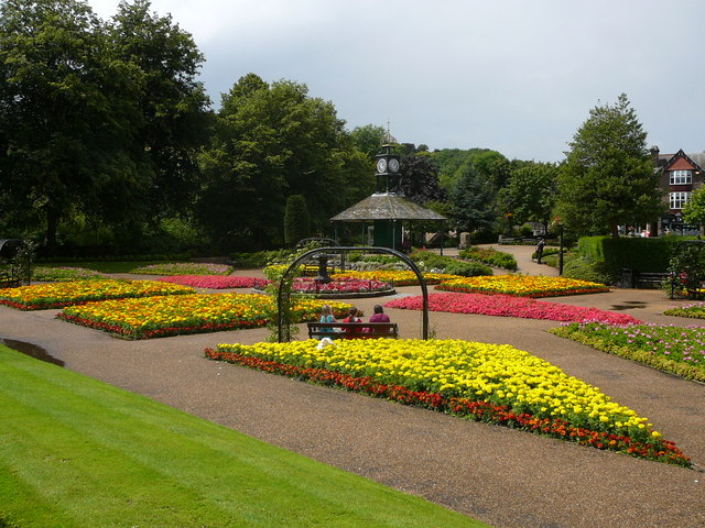 Flower gardens, Matlock - geograph.org.uk - 1640053