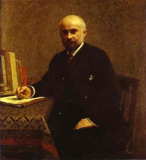 Portrait of Adolphe Jullien by [[Henri Fantin-Latour