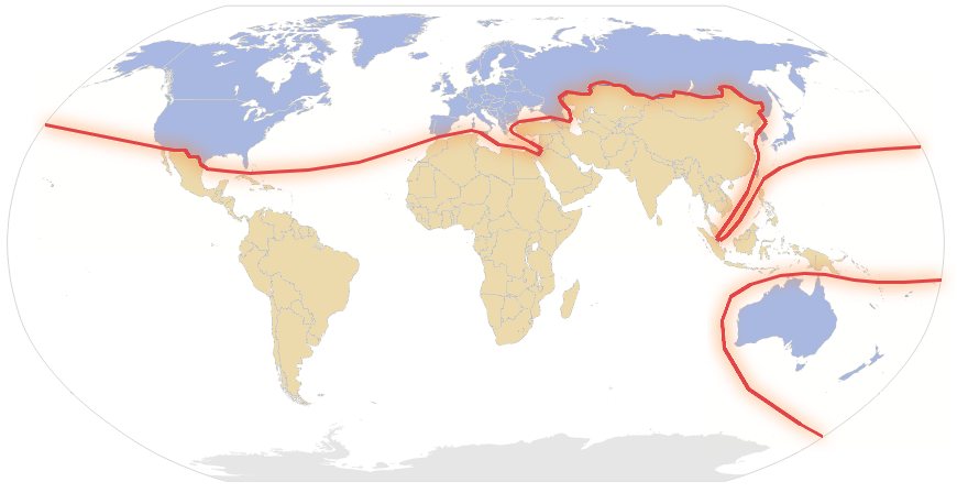 carte pays nord sur sud enfantin