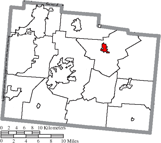 File:Map of Greene County Ohio Highlighting Cedarville Village.png