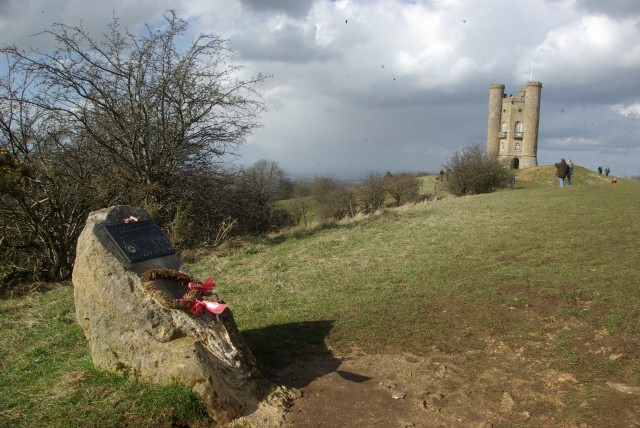 Memorial to a crashed RAF bomber in Broadway Tower Country Park - geograph.org.uk - 747546