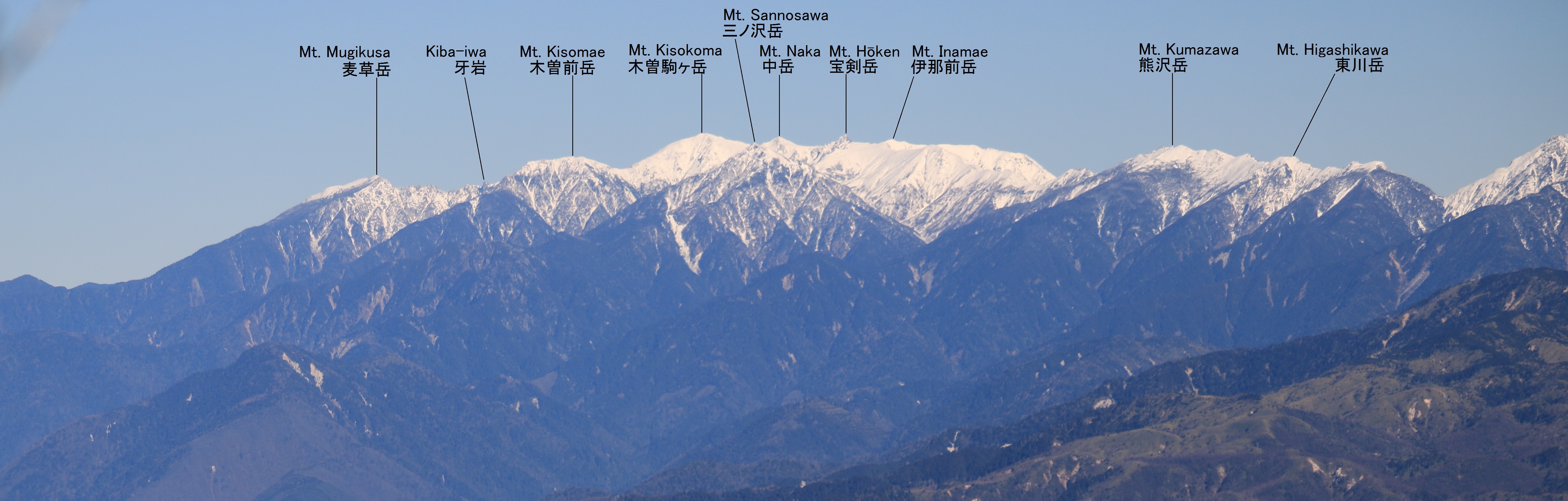 File Mount Kisokoma From Mount Ena 16 12 03 With Note Jpg Wikimedia Commons