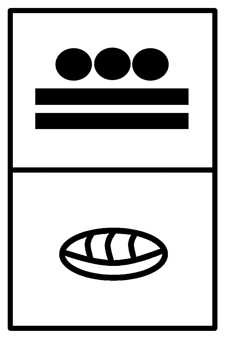 Símbolo maya del número 13