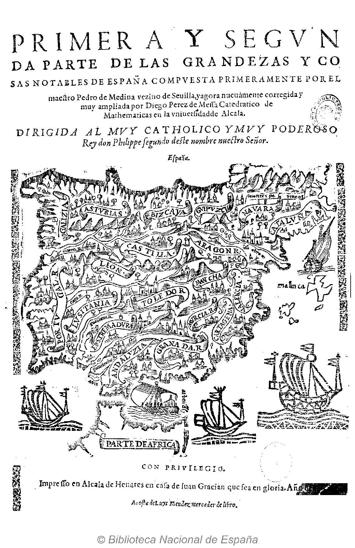 Primera y segunda parte de las Grandezas y cosas notables de España (Alcalá, 1590)