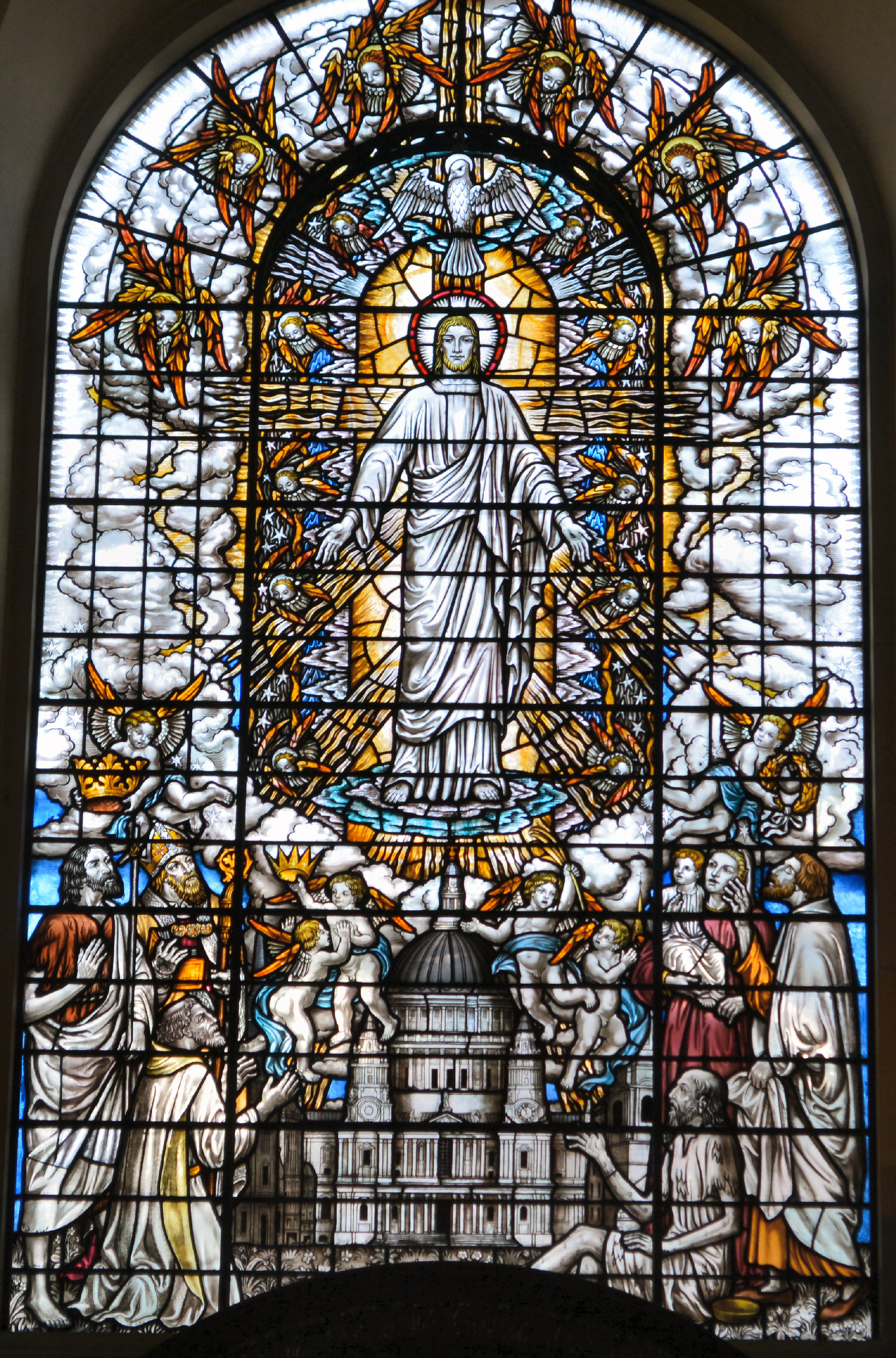 ascension stained glass