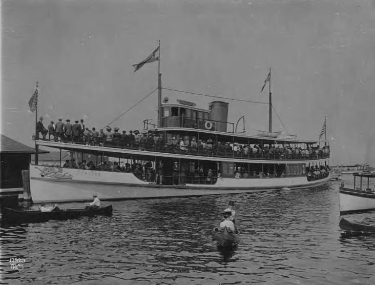 File:Steamboat FORTUNA docking near the Leschi Boathouse on Lake Washington , Seattle, ca 1900-1910 (SEATTLE 3586).jpg